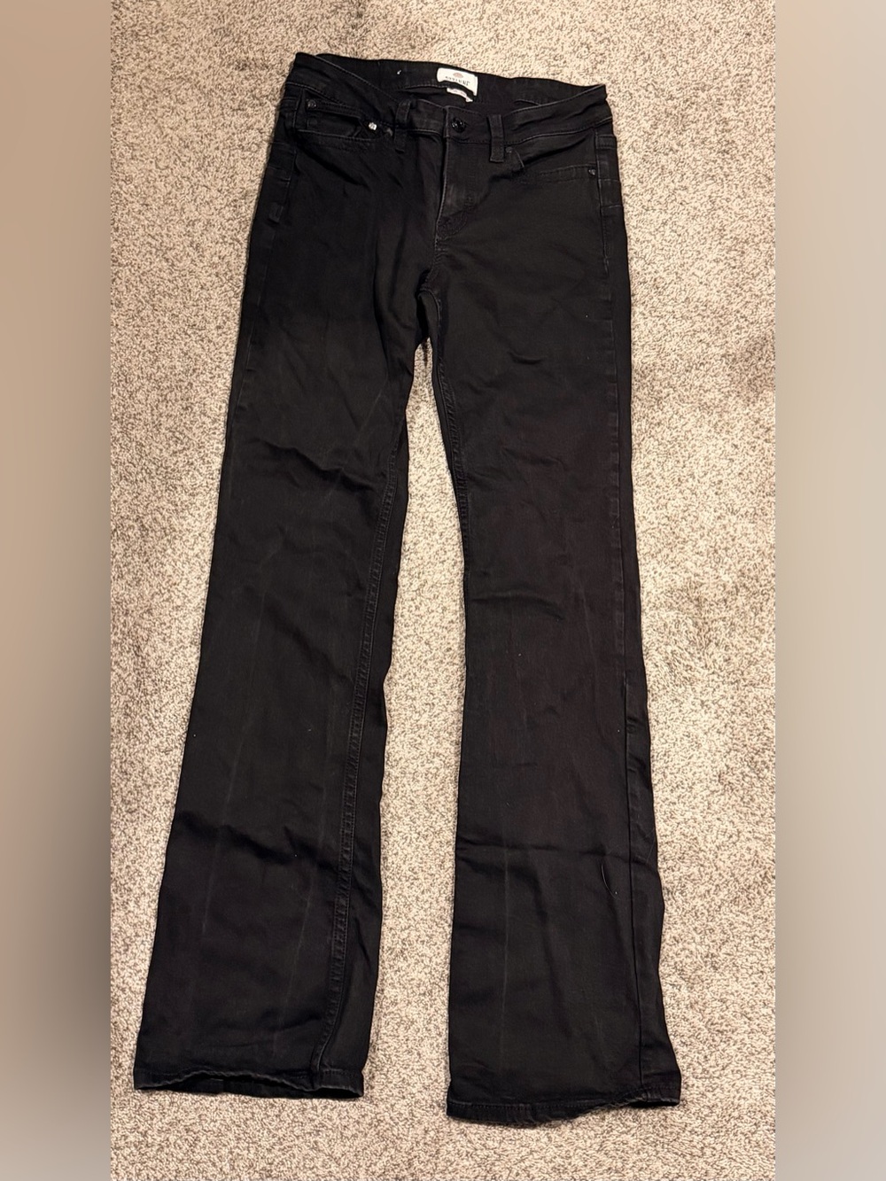 Black Women's Straight-Leg Jeans